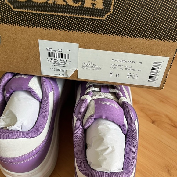 Coach Platform Sneaker Iris White Women 9B # CU155 - Picture 13 of 13